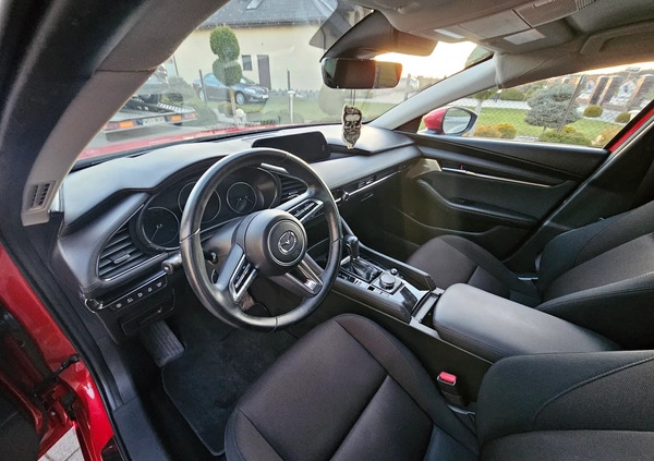 Mazda 3 cena 51900 przebieg: 95000, rok produkcji 2019 z Lipno małe 407